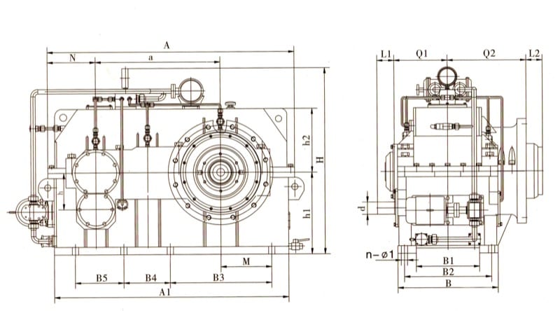 Rubber & Plastic Screw Extruder Gearbox (LJC)