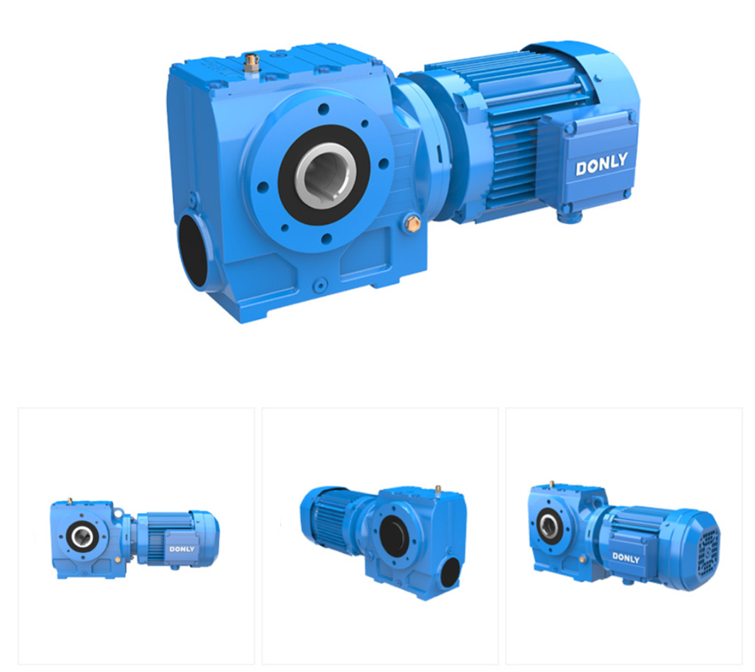 Цилиндрически-червячный мотор-редуктор (DLS)